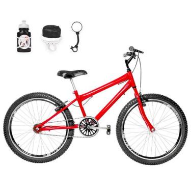 Imagem de Bicicleta Masculina Aro 24 Aero + Kit Passeio - Flexbikes