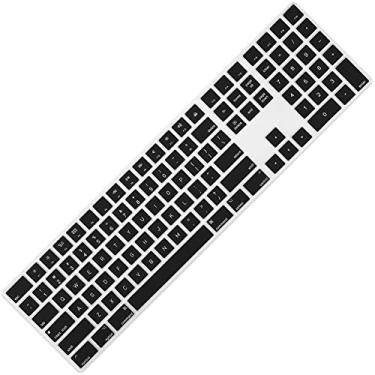 Imagem de Teclado Allinside para teclado Apple Magic, 02 Black, Magic Keyboard with Numeric Keypad