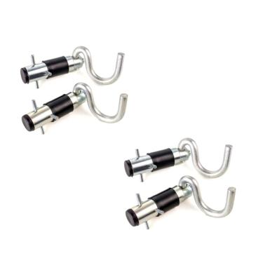 Imagem de Gancho Armador Suporte Rede Tipo Batom Niquelado Mava 2 Pares