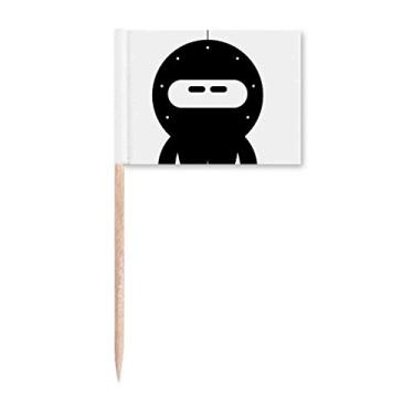 Imagem de Universe Alien Monster Robot Palito de Dente Bandeira Marcador Topper Decoração de Festa