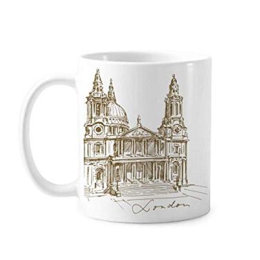 Imagem de Catedral de São Paulo Inglaterra Londres Caneca cerâmica xícara de café porcelana louça
