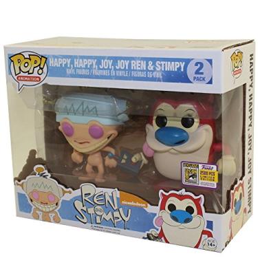 Imagem de SDCC 2017 Exclusivo Ren & Stimpy Happy, Happy, Joy, Joy Pacote com 2 bonecos Pop! de vinil
