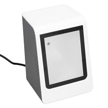 Imagem de Scanner de Código de Barras de Mesa, Identificação Automática, Mãos Livres, Leitor de Código QR Com Fio USB para Máquina de PC POS
