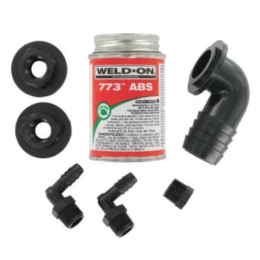 Imagem de Valterra RK907 Kit de enchimento de tanque ABS com cotovelo farpado de 90° com cimento