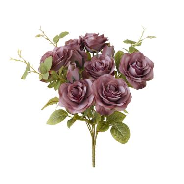 Imagem de Buquê de rosas Brilliance Diana 50cm vinho