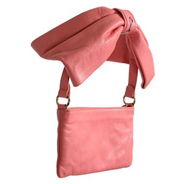 Imagem de Red Valentino Bolsa de ombro feminina rosa 100% couro