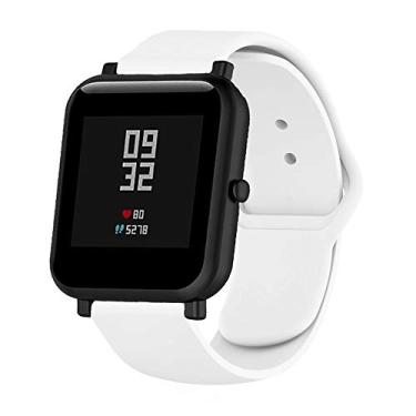 Imagem de Pulseira extra para Xiaomi Amazfit BIP (Branca - tipo Apple)