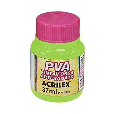 Imagem de Tinta PVA Fosca para Artesanato Acrilex 37 ml Verde Maçã - 802