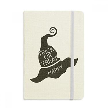 Imagem de Caderno de chapéu de bruxa preto de Halloween com capa dura de tecido oficial diário clássico