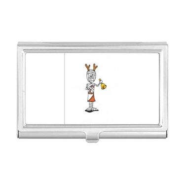 Imagem de Mummy Antlers Horus Bell Porta-cartões de visita para muleta