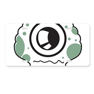 Imagem de DIYthinker Placa de licença Alien Spotted Universo e Alienígena Placa Decoração de aço inoxidável Automobile Tag