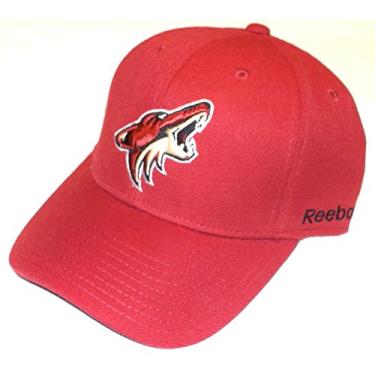 Imagem de Reebok Arizona Coyotes Boné de mistura de lã ajustável - Borgonha OSFA
