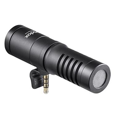 Imagem de Microfone Direcional Smartphone GeniusMic 3.5mm Captação de Áudio de Alta Qualidade Design Leve Montagem Universal Plug and Play Ideal para Vlogs e Entrevistas - no Brasil