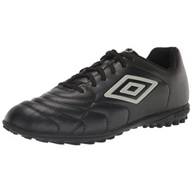 Imagem de Umbro Tênis masculino Classico Xi Tf Soccer Turf, Preto/cinza, 43