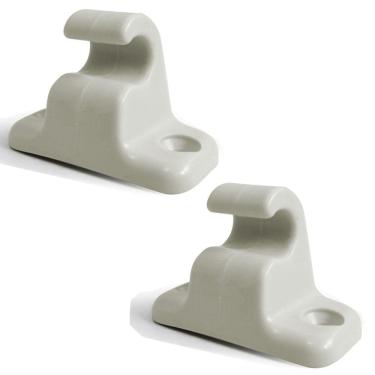 Imagem de Par Suporte Presilhas Gelo Quebra Sol Kadett Chevette Chevy 500 Marajo Monza A20 C20 D20 Bonanza