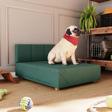 Imagem de Cama Box Pet Dog Romeu Cachorro Porte Maior 80 Cor Azul - Comprar Moveis em Casa