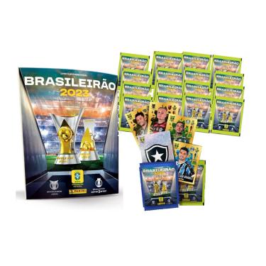 Imagem de Álbum Do Campeonato Brasileiro 2023 Com 50 Figurinhas do Brasileirão são 10 Envelopes