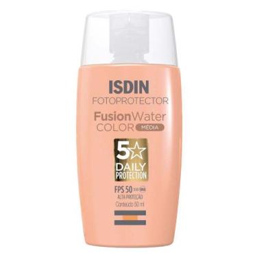 Imagem de Protetor Solar Facial  Isdin Fusion Water 5 Stars Color Fps50