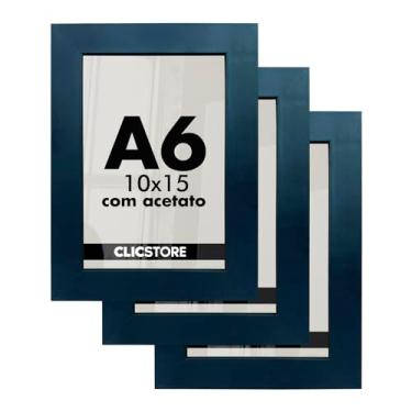 Imagem de Kit 3 Molduras 10x15 Foto A6 Porta Retrato Parede Sala Quarto Qualidade Premium Acetato Quadros Decoração Arte Imagem Co