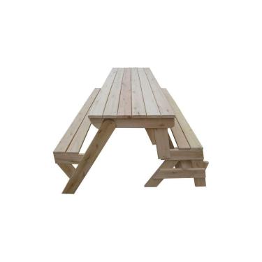 Imagem de Banco que Vira Mesa 2m Eucalipto para 8 pessoas