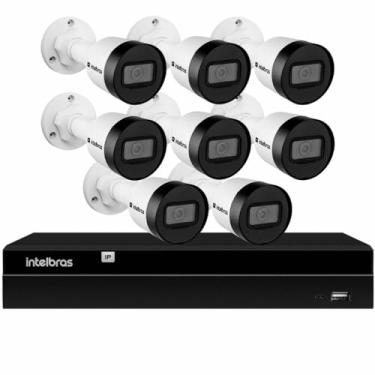 Imagem de Kit 8 Câmeras de Segurança Bullet Intelbras Full HD 1080p VIP 1230 B G4 + NVR Intelbras Digital Video 8 Canais Recorder NVD 1408 4K