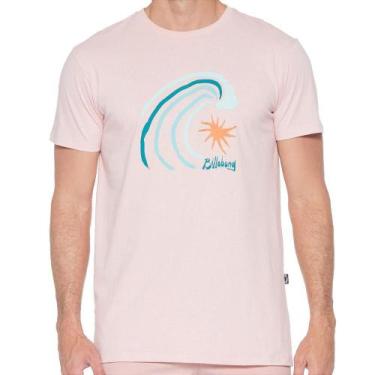 Imagem de Camiseta Billabong Peak Masculina Rosa