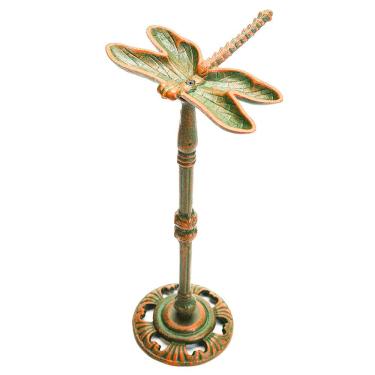 Imagem de Sungmor – Suporte de comida para banheiro de pássaros pesados – Alimentador de jardim para área externa com cor especial vintage e formato de libélula adorável – Ótimo ornamento para jardim