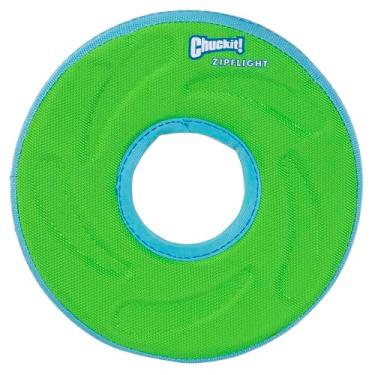 Imagem de ChuckIt! Zipflight Flyer Frisbee e brinquedo para cães que flutua; suave nos dentes e gengivas do cachorro; médio