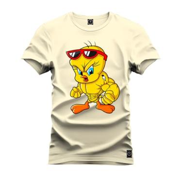 Imagem de Camiseta Premium 100% Algodão Estampada Shirt Unissex Piu Piu Maromba Perola M