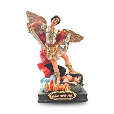 Imagem de Imagem de São Miguel Arcanjo em Resina 15cm Proteção Celestial Ideal para Decoração e Devoção