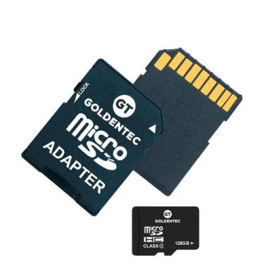 Imagem de Cartão De Memória Microsd 128Gb Com Adaptador Sd  Goldentec - Goldente
