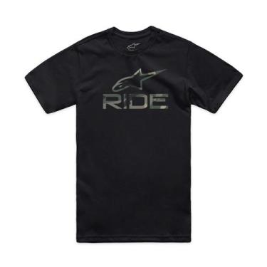 Imagem de Camiseta Masculina Alpinestars Ride 4 Camuflada Preto