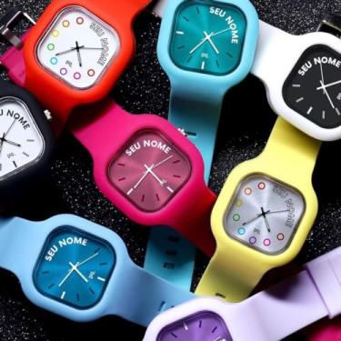 Imagem de Relógio de Pulso Analógico Unissex com Pulseira Removivel (Personalizado, P e G)