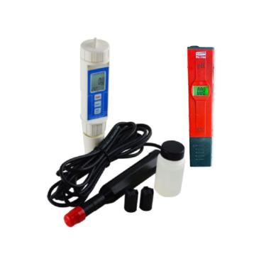 Imagem de Kit Medidor Oxigênio Dissolvido Digital Mo-920 Medidor Ph Tipo Caneta Ph-1700 Portátil Instrutherm Estojo Solução