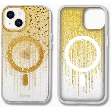 Imagem de Sonix Capa para iPhone 14 Plus | Compatível com MagSafe | Testado em queda de 3 metros | Glitter dourado gotejando