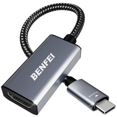Imagem de BENFEI Adaptador USB C para HDMI 4K a 60Hz, adaptador USB tipo C para HDMI [compatível com Thunderbolt 3/4/5] com iPhone 15 Pro/Max, MacBook Pro/Air 2023, iPad Pro, iMac, S23, XPS 17, Surface Book