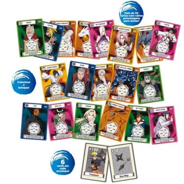 Imagem de Cards Naruto, Elka, Envelope com 6 figurinhas, Modelo: 1209, Cor: Multicor