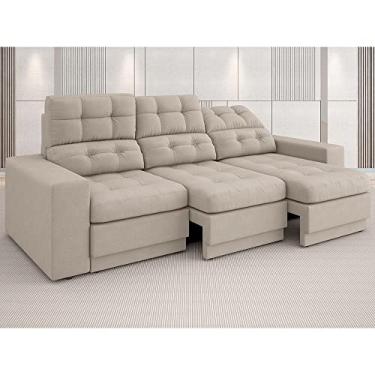 Imagem de Sofá 3 Lugares Assento Retrátil e Reclinável Jobim-legacy Sofas - Areia