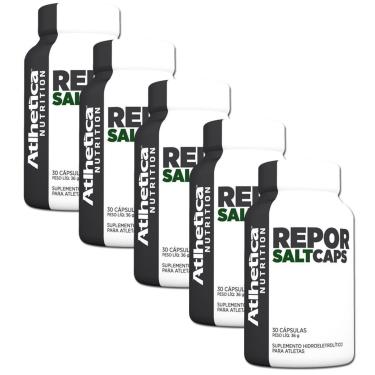 Imagem de Kit 5 Repor Salt Caps Endurance Series - 30 Cápsulas - Atlhetica Nutrition-Unissex