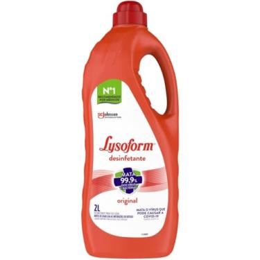 Imagem de Lysoform Original, Desinfetante Líquido, Limpeza Pesada e Eficiente, 2L