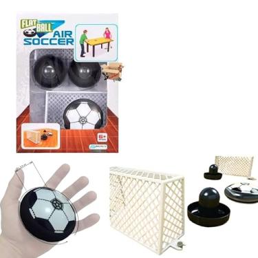 Imagem de Brinquedo Educativo Jogo De Air Hockey Disco Bola Flat Ball Air Soccer (Flat Ball Air Soccer Hockey)