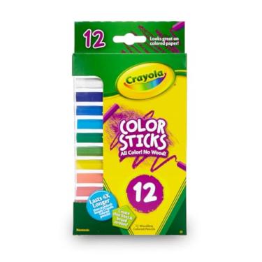 Imagem de Crayola Color Sticks, Woodless Colored Pencils, 12 Assorted Colors