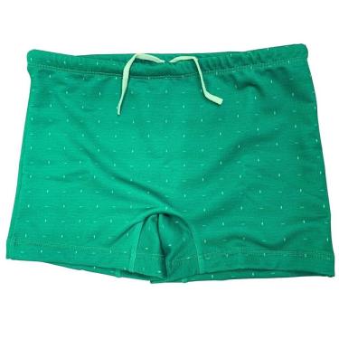 Imagem de Sunga Infantil Boxer Juvenil Verde Natação Proteção Uv Praia Piscina