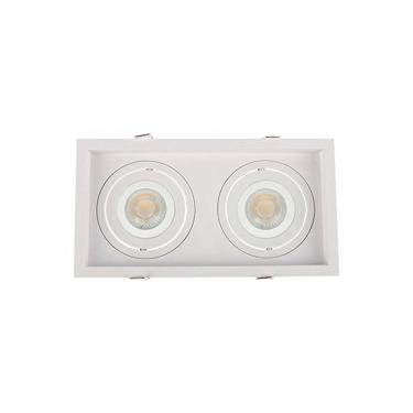 Imagem de Spot de Embutir Recuado Nordecor Flea Duo para 2 Lâmpadas PAR20 E27 Bivolt