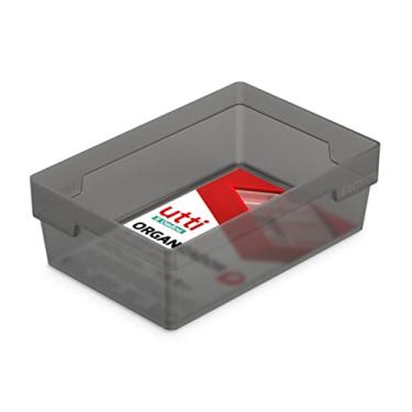 Imagem de Ordene - Organizador de Gavetas, Tamanho Pequeno, Cor Fumê, Linha Utti