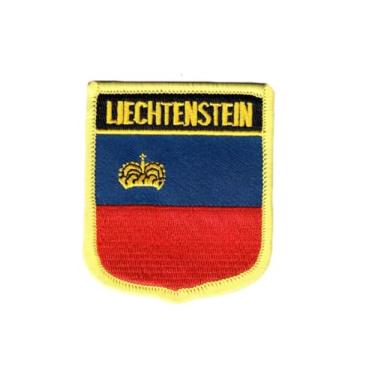 Imagem de Ruoming 1 PÇ Patch de bandeira do Liechtenstein, bordado a ferro ou costurado, tático, militar, nacional Liechtenstein