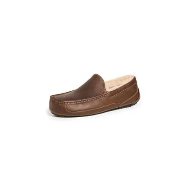 Imagem de UGG Pantufa masculina Ascot, Couro bronzeado, 51