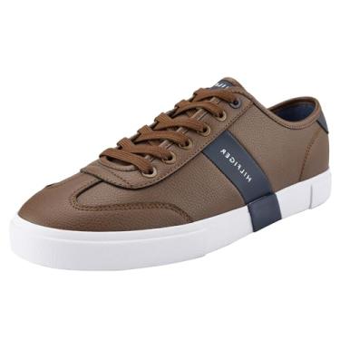 Imagem de Tommy Hilfiger Pandora masculina, Conhaque/azul-marinho 223, 42