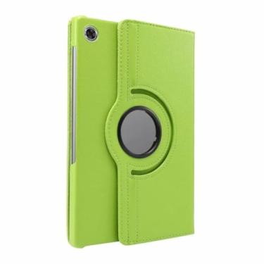 Imagem de Capa para tablet com suporte giratório 360 para Lenovo Tab M10 3ª geração TB328FU TB328XU M10 Plus Gen 3 10.6 TB125FU TB128FU M9 TB-310FU (verde, TB328FU TB328XU)