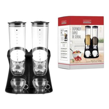 Imagem de Dispenser Duplo De Cereais Grãos Secos Porta Mantimentos 3l